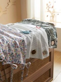 Rideau Voilage PLACE DU LILAS écru / Multicolore - Vertbaudet -Périphériques Pour Enfants rideau voilage place du lilas 3