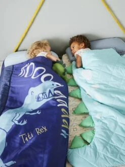 Sac De Couchage Readybed® Avec Matelas Intégré DINO RAMA Bleu Foncé - Vertbaudet -Périphériques Pour Enfants sac de couchage readybed avec matelas integre dino rama 3