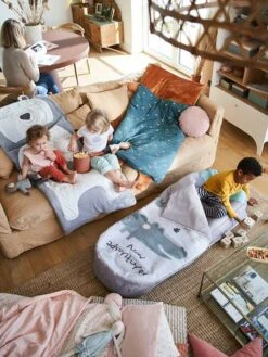 Sac De Couchage Readybed® Avec Matelas Intégré SAFARI Gris - Vertbaudet -Périphériques Pour Enfants sac de couchage readybed avec matelas integre safari 3