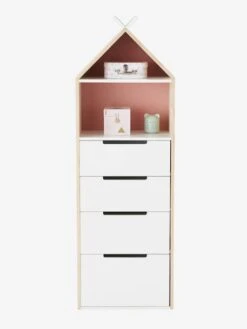 Semainier Fond Réversible Bleu Ou Rose LIGNE TIPILI Bleu Clair - Vertbaudet -Périphériques Pour Enfants semainier fond reversible bleu ou rose ligne tipili 3