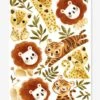 Stickers Animaux Savane Felidae LILIPINSO Bronze - Lilipinso -Périphériques Pour Enfants stickers animaux savane felidae lilipinso