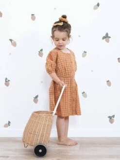 Stickers Fraises Louise LILIPINSO Rose Pâle - Lilipinso -Périphériques Pour Enfants stickers fraises louise lilipinso 1