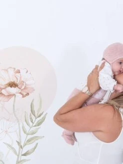 Stickers Géant Coquelicot Poppies LILIPINSO Rose Nude - Lilipinso -Périphériques Pour Enfants stickers geant coquelicot poppies lilipinso 1