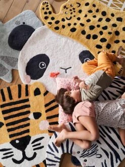 Tapis Panthère Ocre / Noir - Vertbaudet 6 Tapis Panthère Ocre / Noir - Vertbaudet -Périphériques Pour Enfants tapis panthere 1