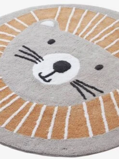 Tapis Rond Lavable Lion Gris / Orange - Vertbaudet 11 Tapis Rond Lavable Lion Gris / Orange - Vertbaudet -Périphériques Pour Enfants tapis rond lavable lion 4