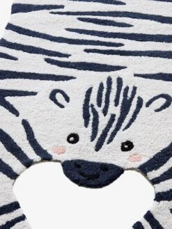 Tapis Zèbre Blanc / Noir - Vertbaudet -Périphériques Pour Enfants tapis zebre 2