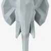 Trophée Mural éléphant Lumineux Gris - Vertbaudet -Périphériques Pour Enfants trophee mural elephant lumineux